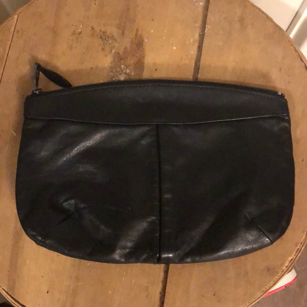 Vintage Contessa leather clutch bag